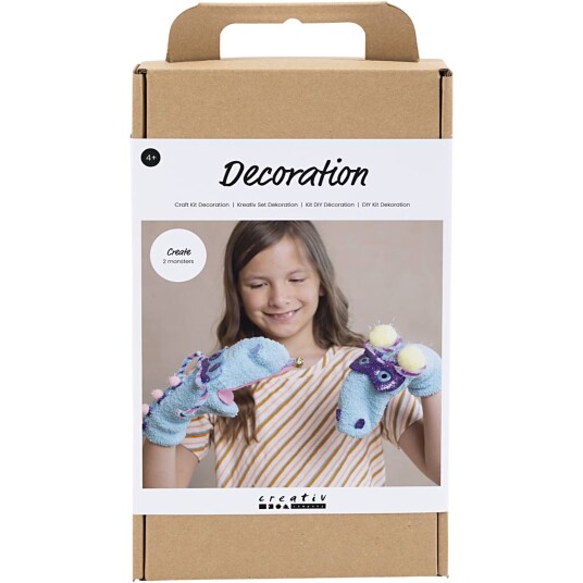 Craft Kit Decoration Sock Monster 977668 Craft Kit Decoration Sock Monster 977668
