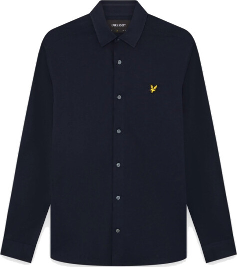 Lyle & Scott Herre Skjorter Blå S,