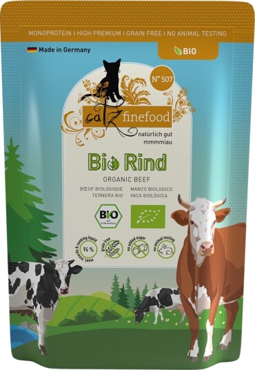 Catz Finefood Økologisk No.507 Øko-Okse 12 X 85 G