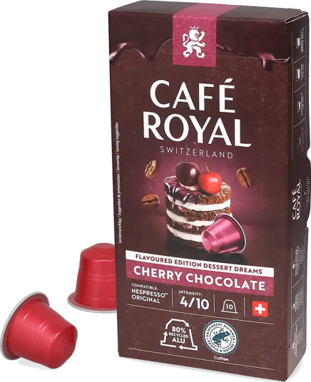 Café Royal | Kirsebær og sjokolade 10 kapsler til Nespresso®