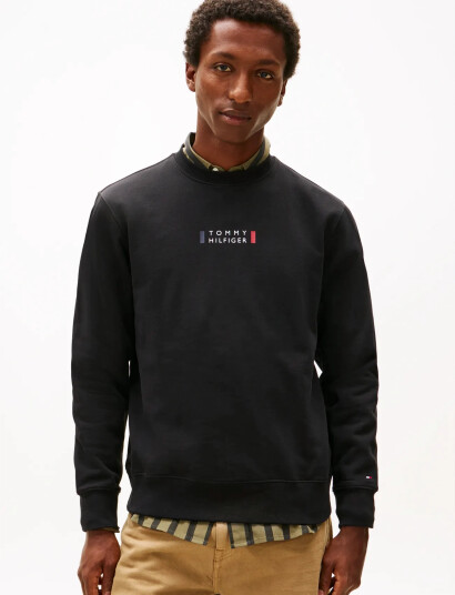 Tommy Hilfiger Brand Love Sweatshirt - Black - XXL