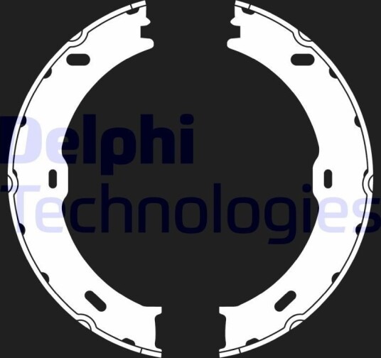 DELPHI LS2018 Bremseskosett, håndbrems DELPHI LS2018 Bremseskosett, håndbrems