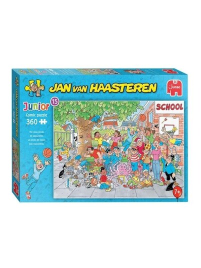 Jan van Haasteren Jigsaw Puzzle Junior Class photo 360 pcs. Gulv Jan van Haasteren Jigsaw Puzzle Junior Class photo 360 pcs. Gulv