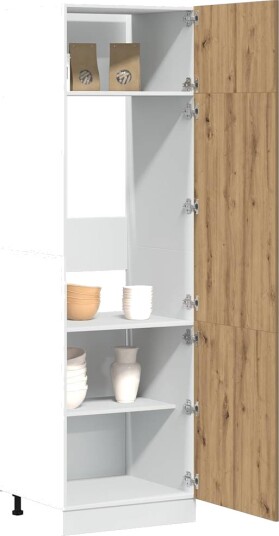  Skap for kjøkkenskap artisan eik 60x57x207 cm konstruert tre 8721158436511