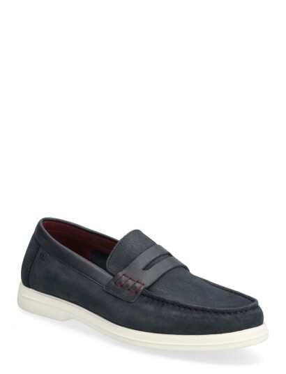 Tommy Hilfiger Hilfiger Mix Nubuck Loafer Navy 40