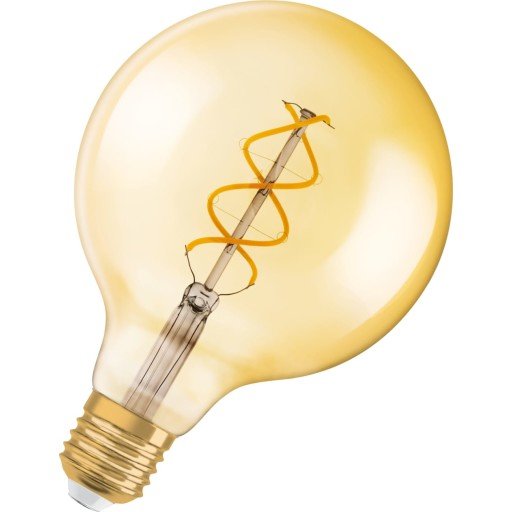 Osram LED-lyspære vintage 1906 led globe spiral 5w/820 (25w) e27 gold E27