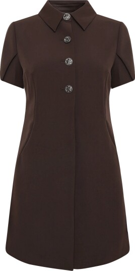 Bruuns Bazaar Rubysusbbzendia Dress DARK BROWN 36