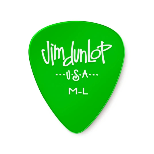 Dunlop Gels Green Medium Light Picks Pack of 12