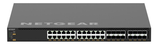 Netgear Av Line M4350-24X8f8v - Switch - L3 - Styrt - 24 X 100/1000/2.5G/5G/10Gbase-T (Poe++) + 8 X 10Gb Ethernet Sfp+ + 8 X 25 Gigabit Sfp28 - Front Til Bakside-Luftflyt - Rackmonterbar - Poe++ (290 W)
