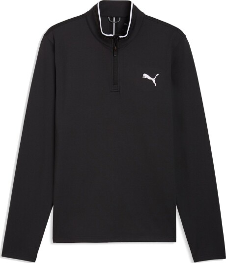 Puma Cloudspun Tech 1/4 Zip Tour Svart Golfgenser herre Black X Large