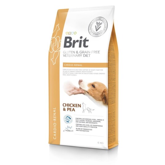 Brit Veterinary Diet For Dogs Cardio Renal 6 kg 