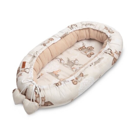 Sensillo Muslin Babynest Brown Forest Sensillo Muslin Babynest Brown Forest