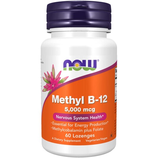 NOW Methyl B 12 5000 Mcg 60 stk NOW Methyl B 12 5000 Mcg 60 stk