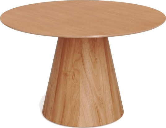 Siena Spisebord Rundt 130 cm Finér Eik