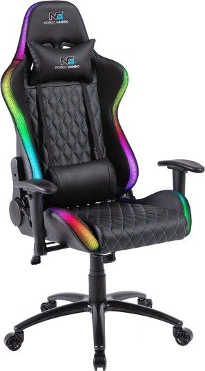 Nordic Gaming Blaster RGB Gamingstol Sort