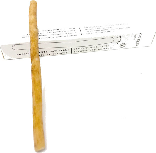 Miswak Stick Caliquo Siwak Stick 100 % naturlig tannbørste Miswak Stick Caliquo Siwak Stick 100 % naturlig tannbørste