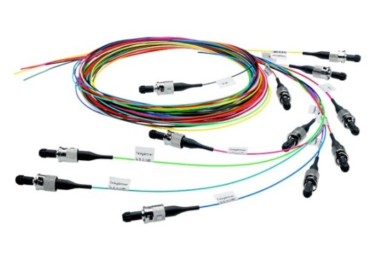 Telegärtner Fiber Pigtail Sett 12X G50/125 Om3 2M Sc