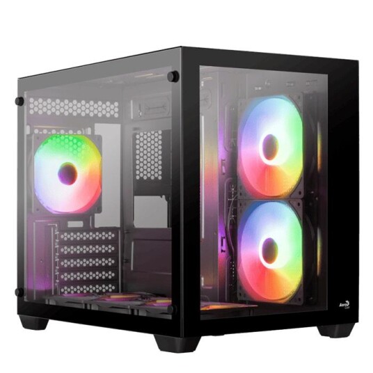 AeroCool Dryft MicroATX/MiniITX FRGB (black)