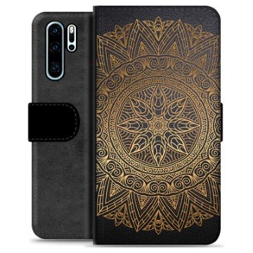 Huawei P30 Pro Premium Lommebok-deksel Mandala