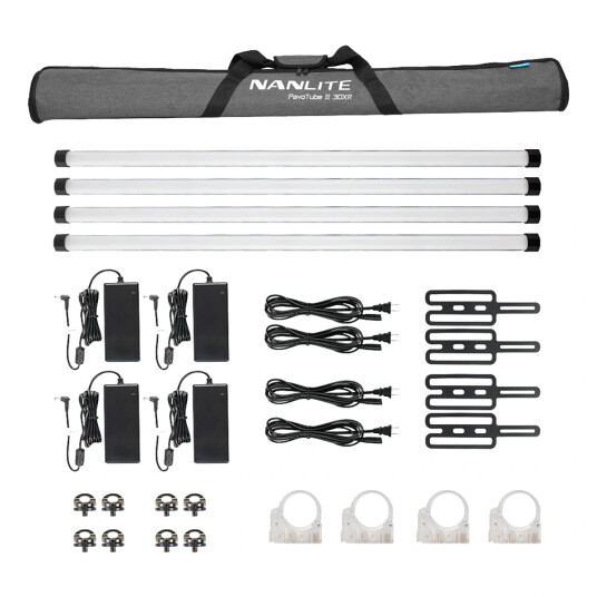 Nanlite PavoTube II 30XR 4-Light kit 115cm 4 Pakk Tube Light Kit