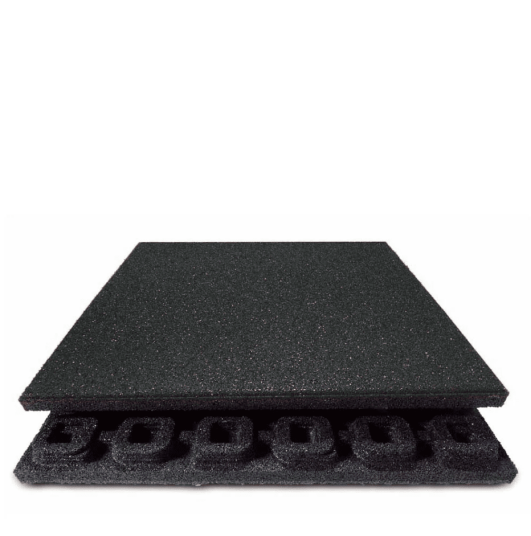 Vektløftermatte Bonkers Sort farge Jevn overflate M2 15mm Vektløftermatte Bonkers Sort farge Jevn overflate M2 15mm