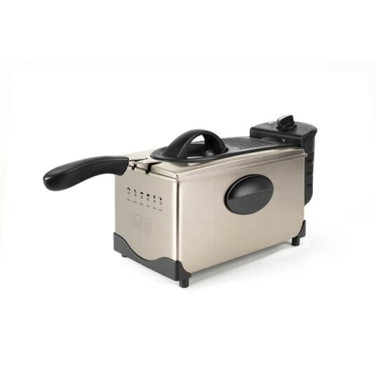 BLACK+DECKER Frityrgryte 3 L Børstet