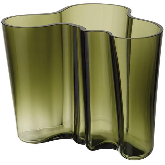 Iittala Aalto Collection Vase 16 cm, Mosegrønn Iittala Aalto Collection Vase 16 cm, Mosegrønn