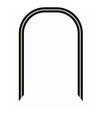 Ironside 140074 Kabelklammer for kabeldiameter 4,5 mm, 1000-pakning 9,5 mm