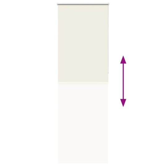 Rullegardin lystette 85x230 cm stoff bredde 80,7 cm polyester 8721158328113