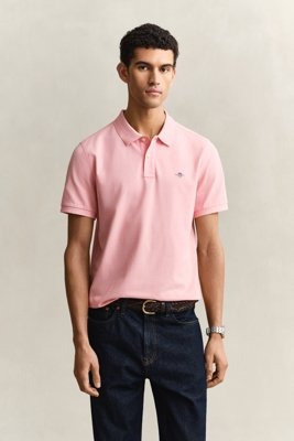 GANT Reg Shield Ss Pique Polo Pink XXL GANT Reg Shield Ss Pique Polo Pink XXL