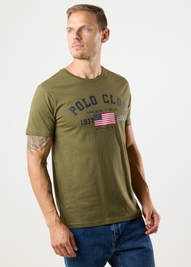 Saint Vincent Dallas Tee Green L T-Shirts