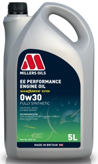 Motorolje MILLERS EE PERFORMANCE 0W30 5L Motorolje MILLERS EE PERFORMANCE 0W30 5L