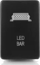 Lumen Bryter til LED bar Toyota/Ford. Som originalt. Pen montering. Til ulike bilmodeller.