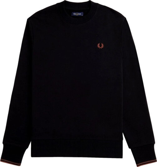 Fred Perry Herre Gensere & Hettegensere Svart L,