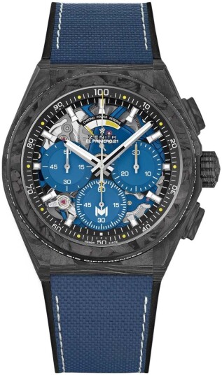 Zenith Herreklokke 10.9000.9004 M99.R939 Defy El Primero Blå/Gummi Zenith Herreklokke 10.9000.9004 M99.R939 Defy El Primero Blå/Gummi