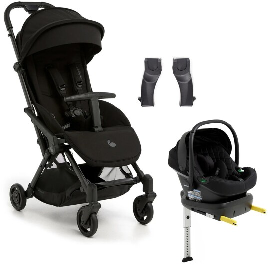 Beemoo Easy Fly Lux 4 Trille inkl Route i-Size Babybilstol &  Base Jet Black/Black Stone