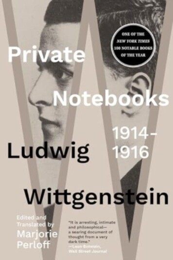 Private Notebooks 19141916