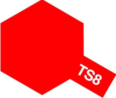 Tamiya TS Spray Lakk : Italian Red TS-8 100ml Tamiya TS Spray Lakk : Italian Red TS-8 100ml