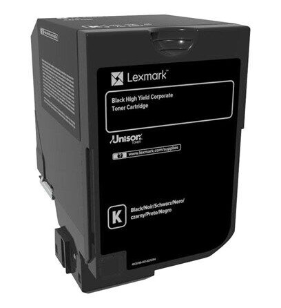 Lexmark - High Yield - black - original - toner cartridge - LCCP LRP Corporate - Laser toner Svart Lexmark - High Yield - black - original - toner cartridge - LCCP LRP Corporate - Laser toner Svart