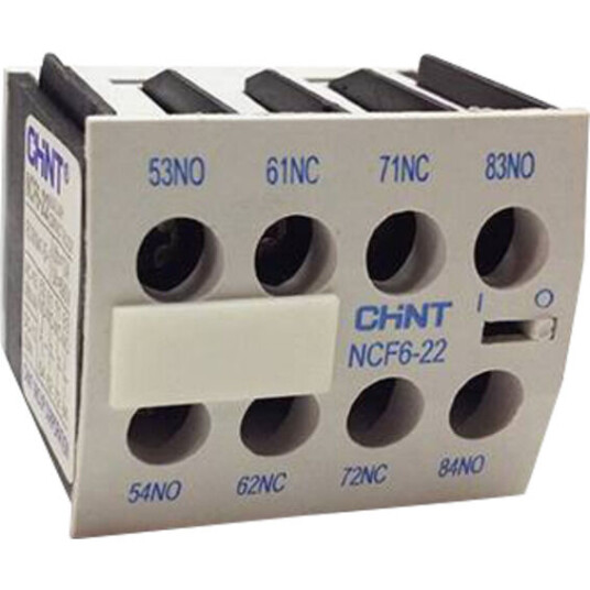 Cenika HJELPEKONTAKTBLOKK-NC6-2NO+2NC - 4101366