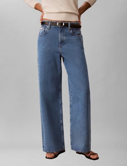 Calvin Klein Jeans The Wide Leg Radio Blues Blue SH/26