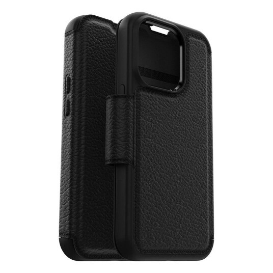 OtterBox iPhone 14 Pro Strada Flip Deksel - Svart OtterBox iPhone 14 Pro Strada Flip Deksel - Svart