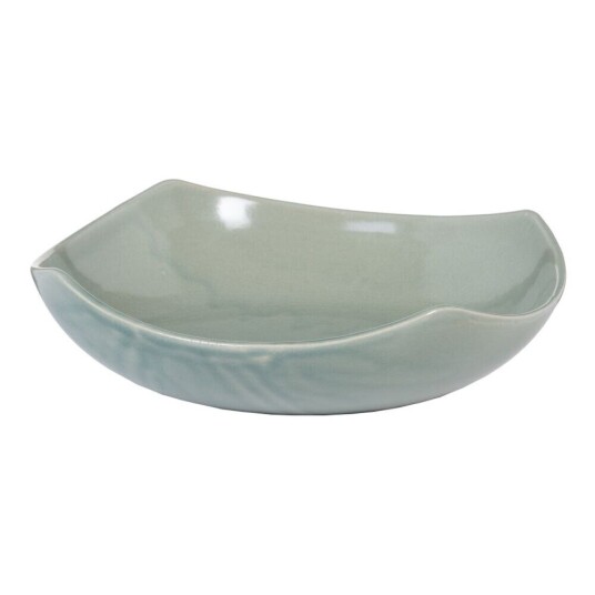 Bigbuy Home Bordduk 29,5 X 29,5 X 8 Cm Keramikk Lyse Blå