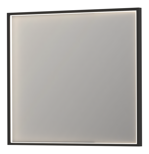 Sanibell Ink SP19 speil med lys 90x80 cm, sort Sanibell Ink SP19 speil med lys 90x80 cm, sort