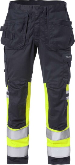 Fristads Byxa Stretch Flamestat 2163 Athf Klass 1 Varselgul/marinblå C58