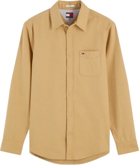 Tommy Jeans Tjm Reg Flannel Shirt Ext Beige XXL