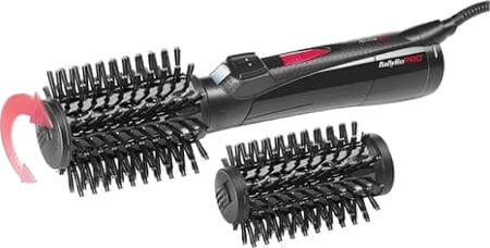 Babyliss BaBylissPRO BAB2770E Varmluftsbørste Damp Knapper Rullefelt 70 dB Sort Keramisk Babyliss BaBylissPRO BAB2770E Varmluftsbørste Damp Knapper Rullefelt 70 dB Sort Keramisk