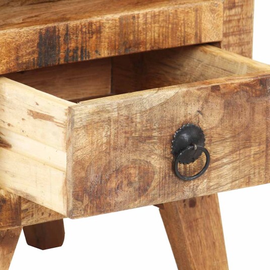 vidaXL Nattbord 30x30x41 cm grovt mangotre vidaXL Nattbord 30x30x41 cm grovt mangotre