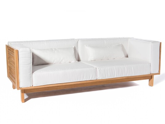 Skargaarden Skanör 3 seter sofa Teak 231 x 90 cm Brun