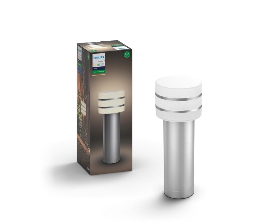 Philips Hue W Tuar Pidestall 1x9.5W Sølv - 60044